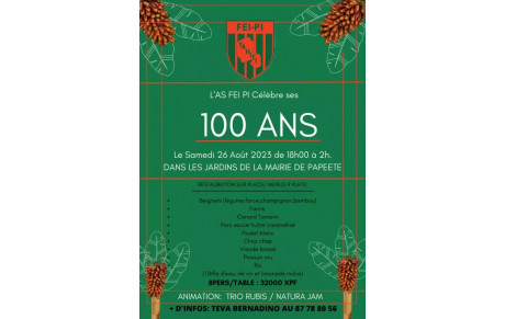 LE GRAND CLUB A 100 ANS!!!